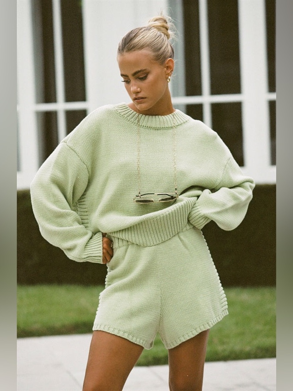 Sabo Skirt Ayva Knit Sweater & Short Set